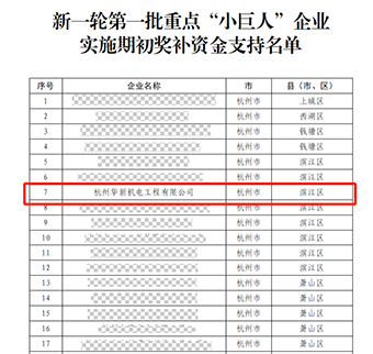 黄金城网站机电提升国家重点“小巨人”啦！